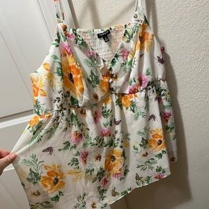 Torrid floral tank top